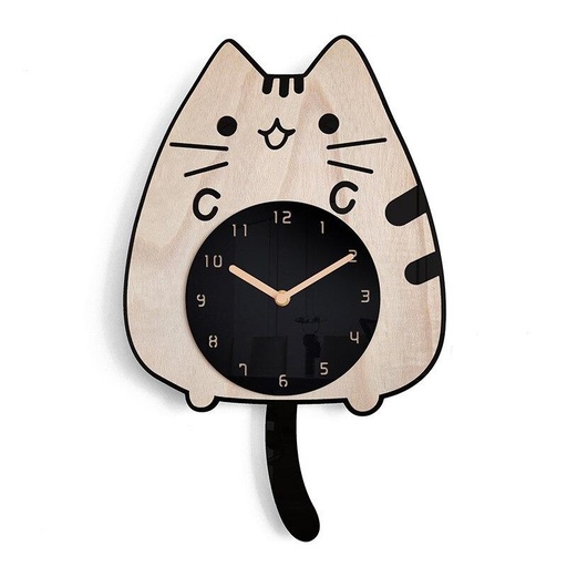 [EHC2131] Horloge chat 